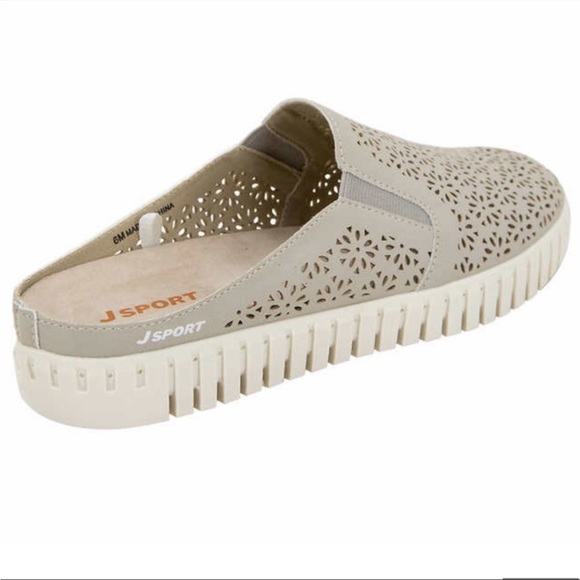 Jsport Ladies' Floral Mule, Beige - Picture 2 of 7